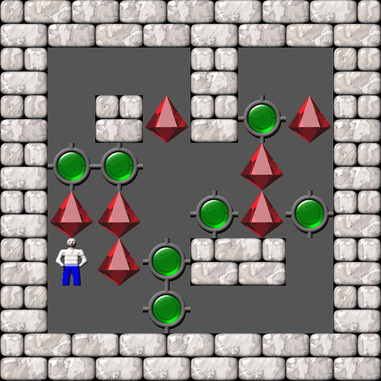 Сокобан More Bugs collections уровень 95